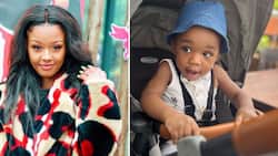 Babes Wodumo celebrates sons 2nd bday, posts throwback pics and videos of baby with Mampintsha