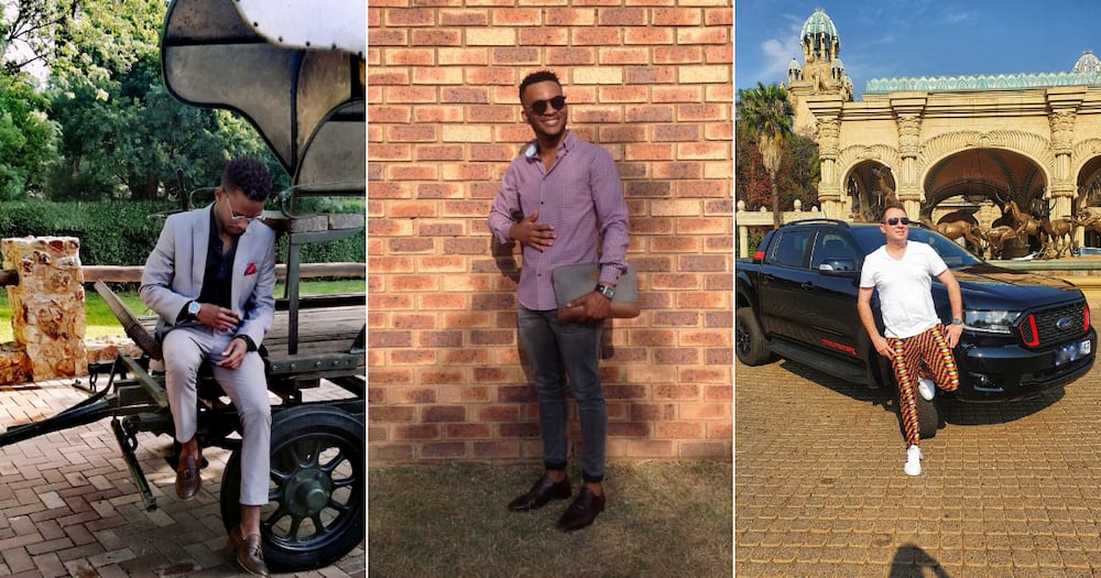 Sexy South African men take part in a challenge on social media