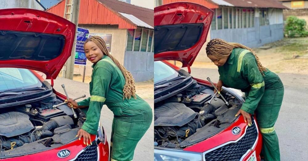 Fail: Lady raises eyebrows with questionable mechanic pics Export