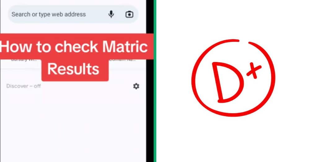 A woman shared a TikTok video on how to check for 2023 matric results.