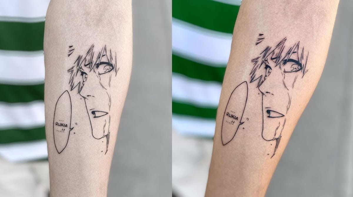 I didn't know which tattoo should I get so I just chose both of them lol.  Two more on my anime leg :) : r/JuJutsuKaisen