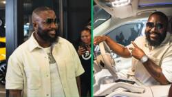 Cassper Nyovest treats himself to new Mercedes-Benz, shares pics and videos with fans