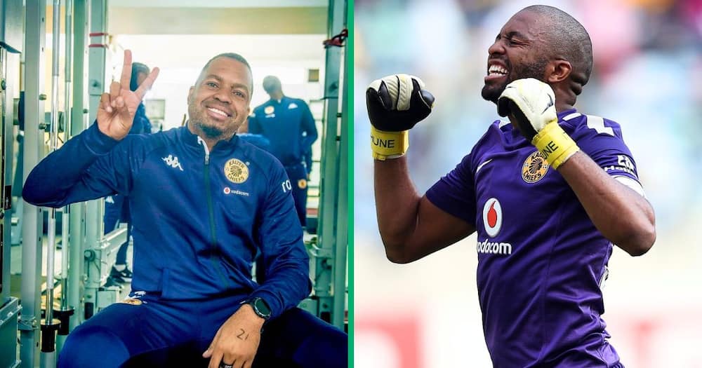Itumeleng Khune was praised for his deadly distribution kick