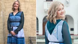 PhD holder proudly wears sections of thesis as graduation dress, makes mom proud