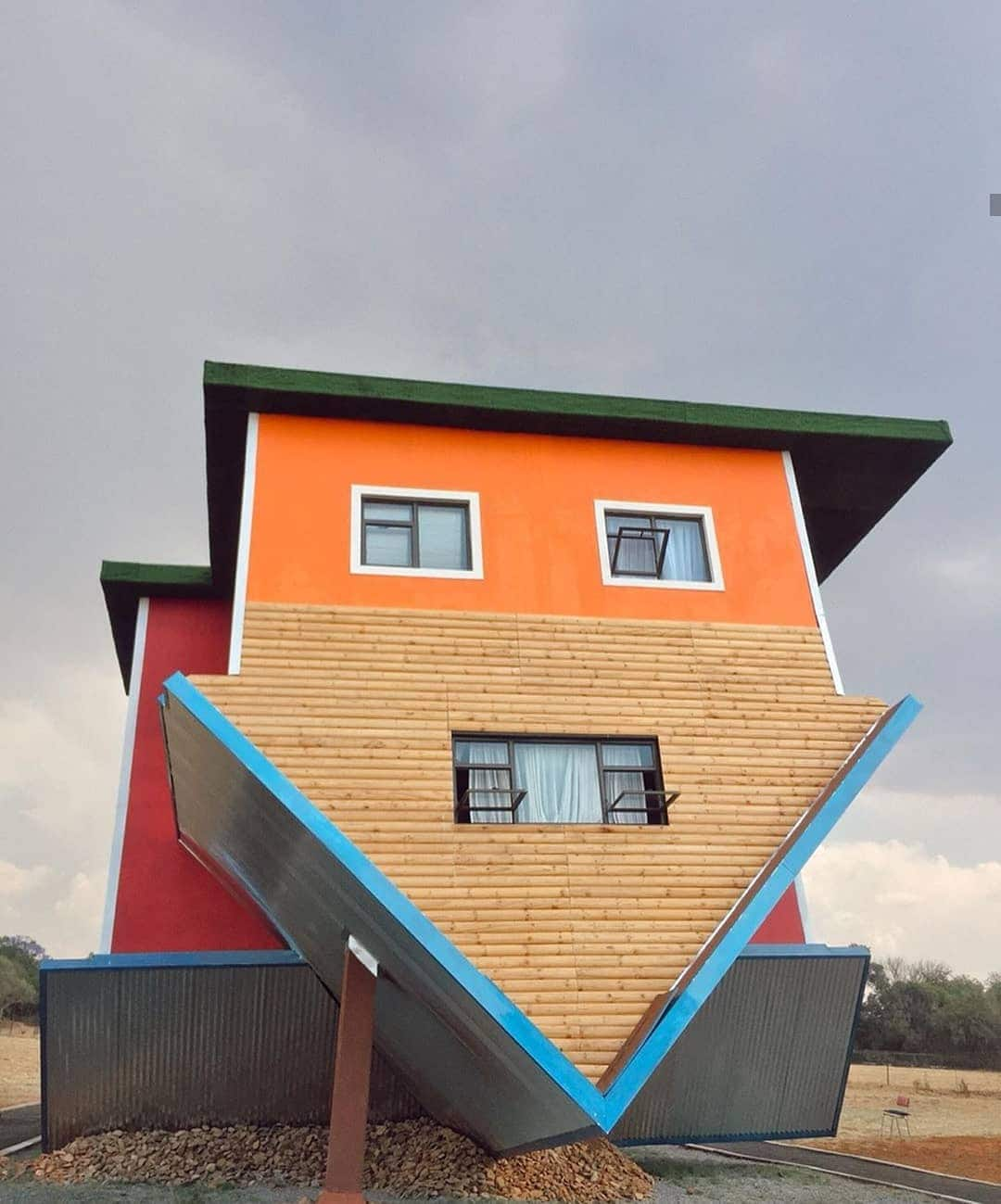 upside down house