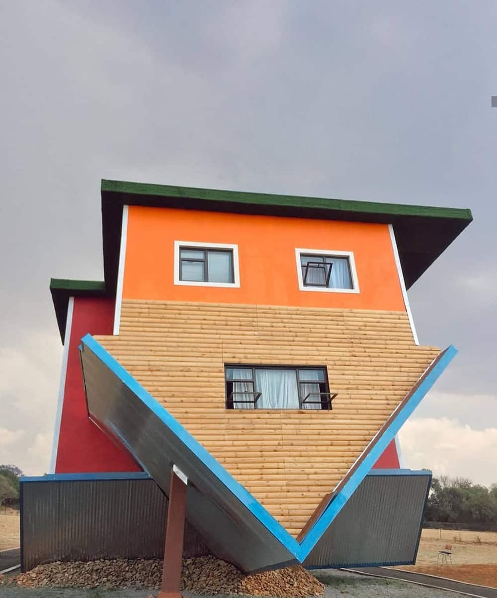 Who built the Upside Down House?