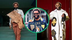 Sjava entertains followers after hilarious encounter with excited fan, netizens share their groupie moments