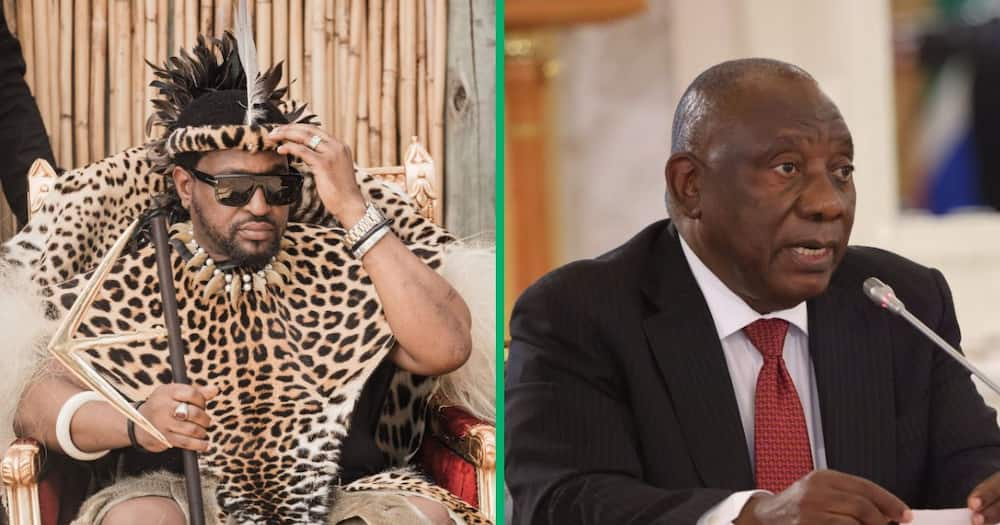 A court sets aside the South African president's recognition of the Zulu  king