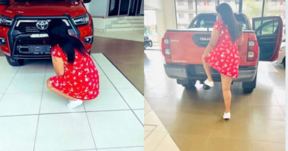 Eish: Girl Flexes Her New Whip on Twitter, Gets Hijacked on Same Day