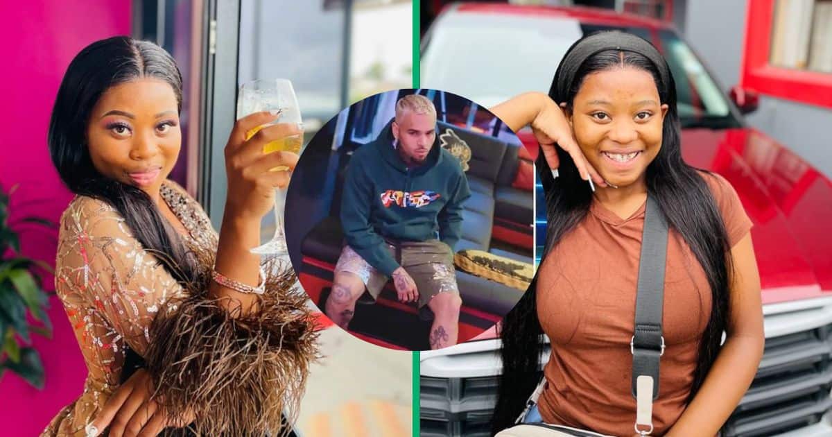 Naledi Aphiwe Sings to Chris Brown for Christmas, SA Unimpressed and Tells Her to Tone It Down #ChrisBrown