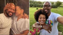 'The Queen' actor Vuyo "Schumacher" Ngcukana celebrates anniversary with GF Renate Stuurman, posts countless cute snaps, SA reacts: "Solid relationship"