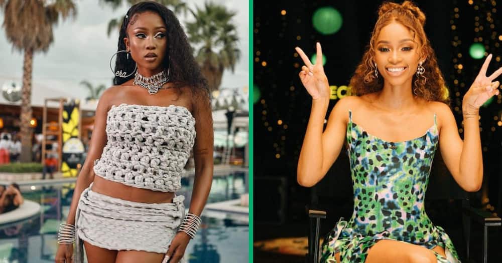 Nomuzi Mabena and Thabsie left fans amazed with their body goals.
