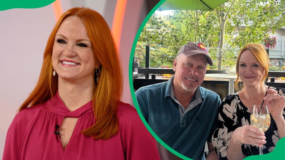Ree Drummond during season 70 of the Today TV series (L). The TV personality with her husband, Ladd (R)