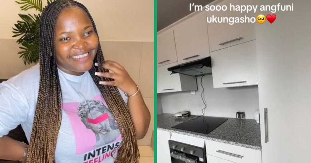 Woman renovates parent's kitchen