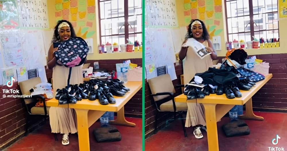 A compassionate school teacher raised money to buy her learners uniforms