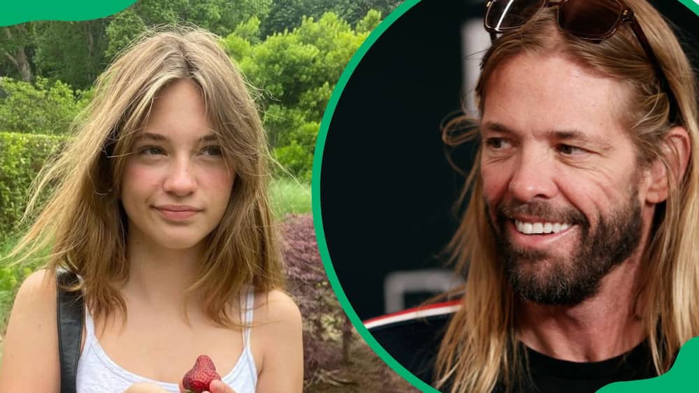 Annabelle Hawkins and her father, Taylor Hawkins