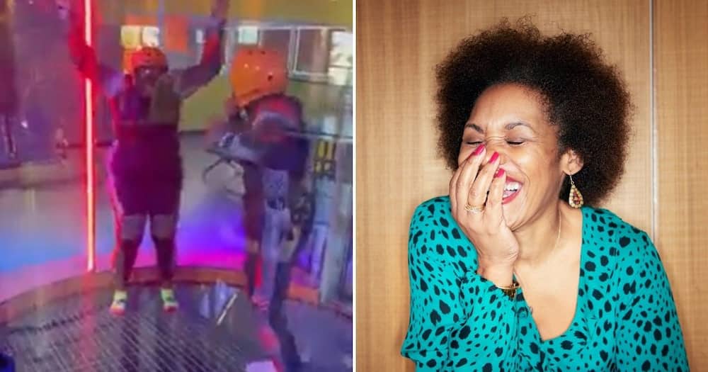 Woman, Fails Indoor Skydiving Simulator, Mzansi
