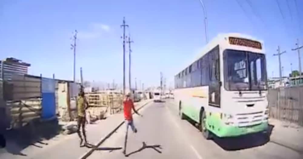 Footage Shows Cigarette Truck Driver Narrowly Escaping Hijacking