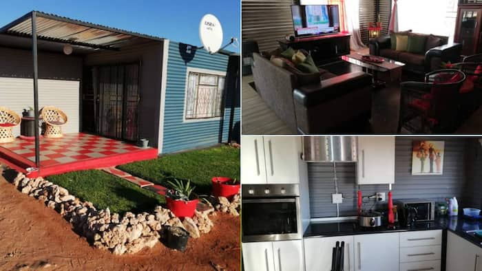 Man wows SA with beautiful shack and interior: “Woolies mkhukhu”