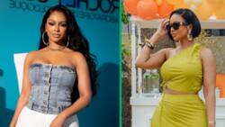 Mihlali Ndamase: YouTuber flaunts bouquet of flowers she got from bae Leeroy Sidambe