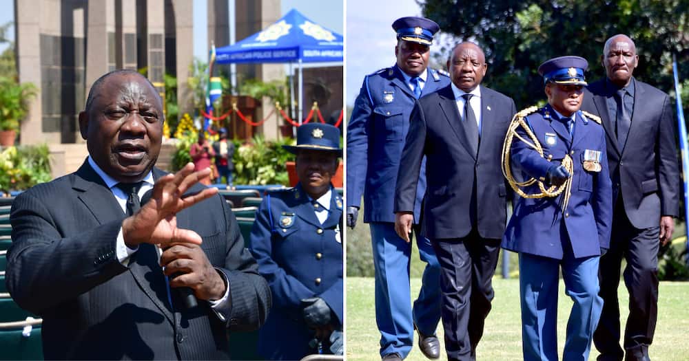 President Cyril Ramaphosa at the SAPS National Commemoration Day