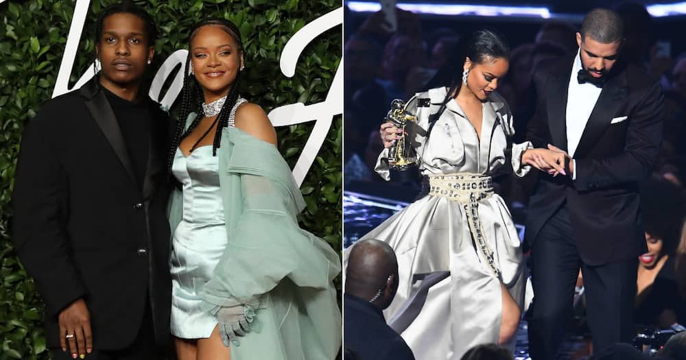 Just vibes: Rihanna parties with ASAP Rocky and her ex-boyfriend Drake