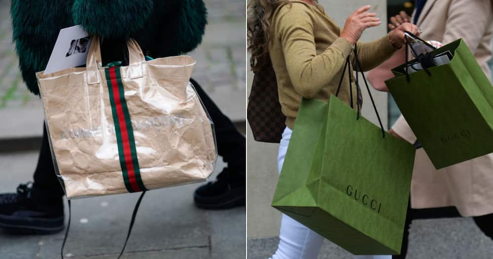 Gucci Paper Bag  Gucci, Paper bag, Bags