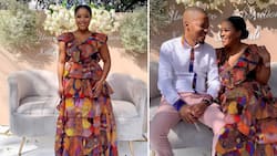 "What dreams are made of": Sivenathi Mabuya & hubby match outfits for wedding