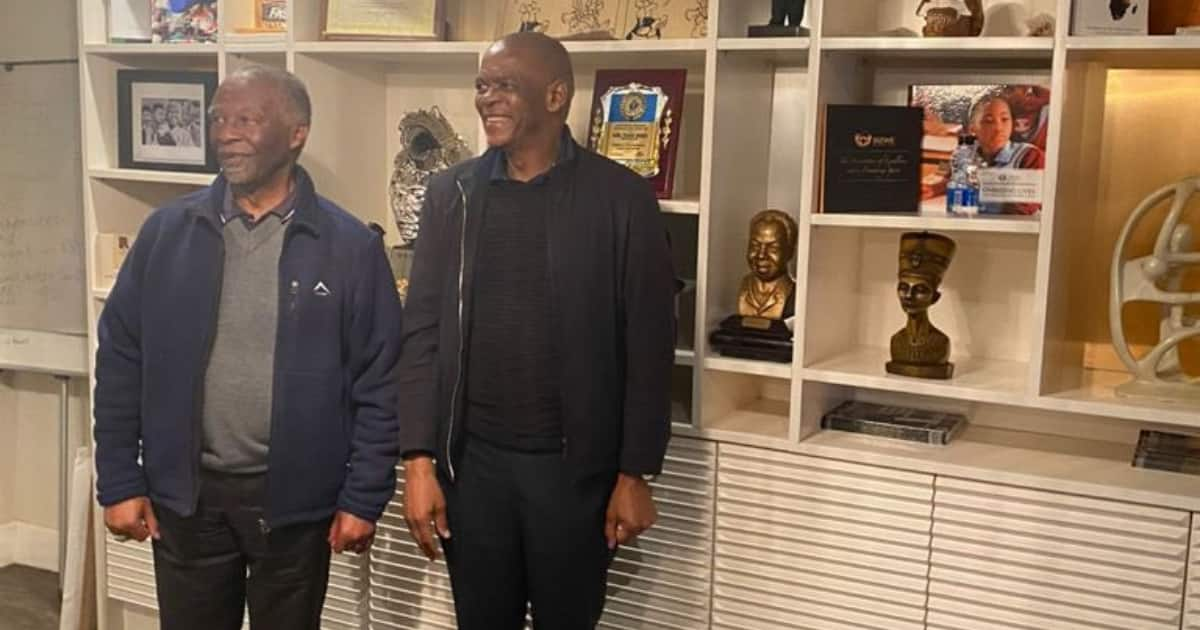 Ace Magashule Rubbing Shoulders With Thabo Mbeki Leaves SA ...