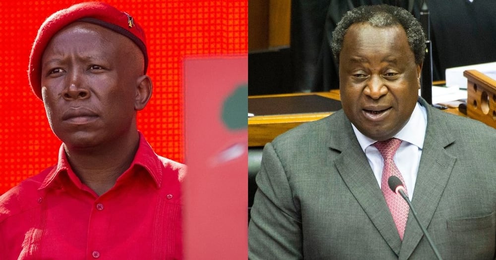 Julius Malema Calls Tito Mboweni out for Comment About Wits Death