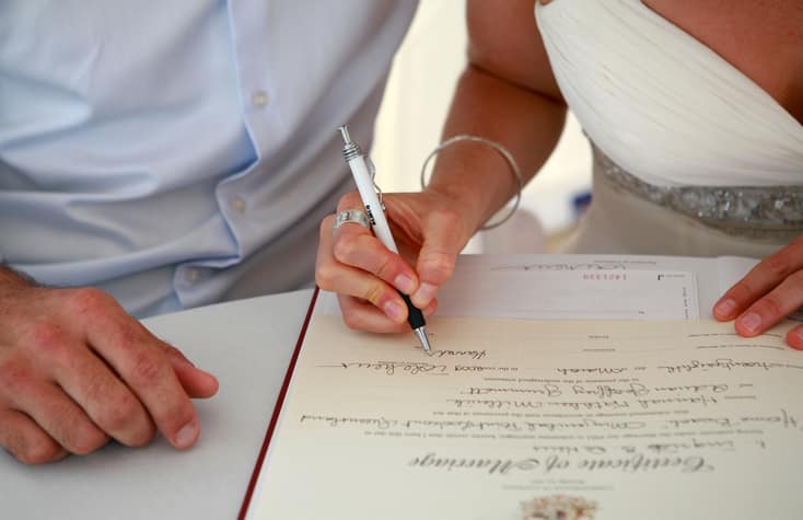 register marriage, south africa, marriage certificate