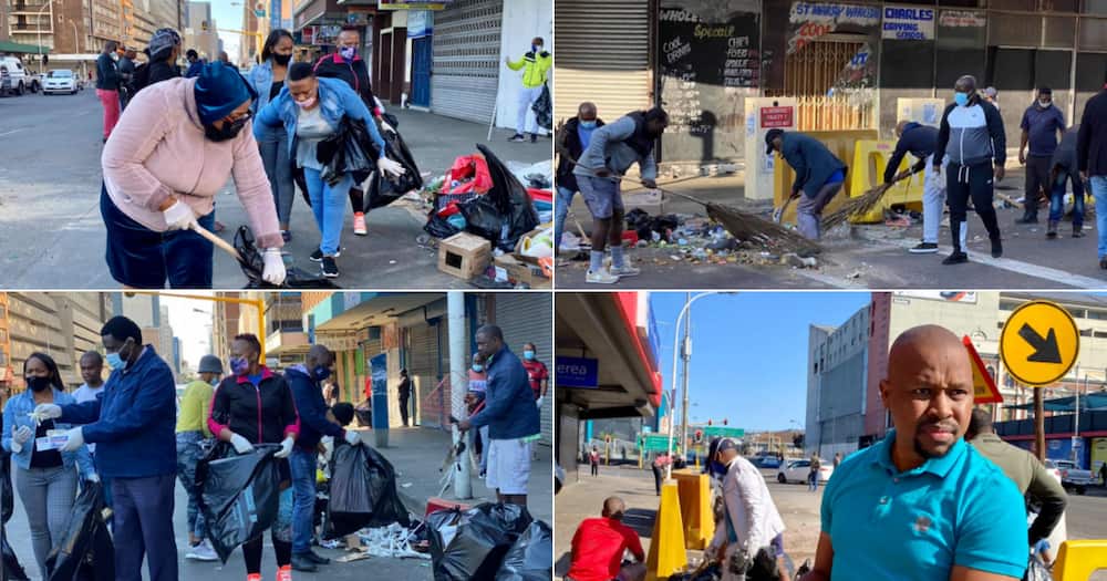 Community Comes Together to Clean Up After Looting: #TaxiOwnersCleanUp