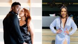 Simphiwe "Simz" Ngema pens sweet post to her baby daddy Tino Chinyani thanking him for his support: "My Rock"