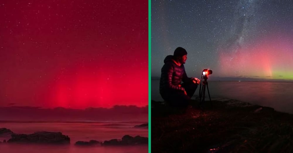 Western Cape photographer captures rare southern lights.