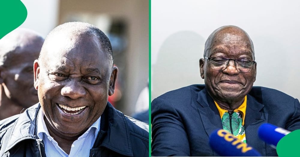 Ramaphosa takes jab at Zuma for fumbling his numbers