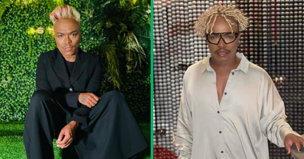 Somizi showcased some clothing that he will be launching for adults.