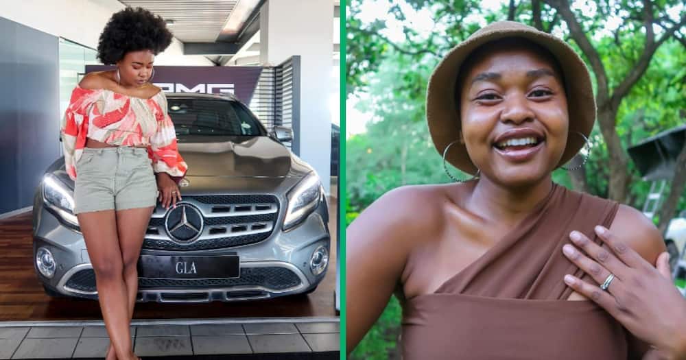 Woman responds to critic questioning her Mercedes cash purchase
