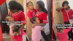 Little girls emotional as lovely nanny leaves for Christmas, video goes viral: "Just like Rosie"