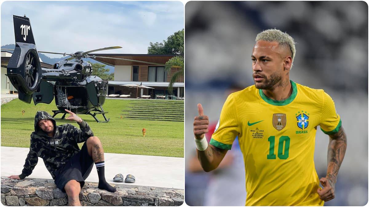 PSG Star Neymar Flaunts R148 Million Private Helicopter During Summer ...