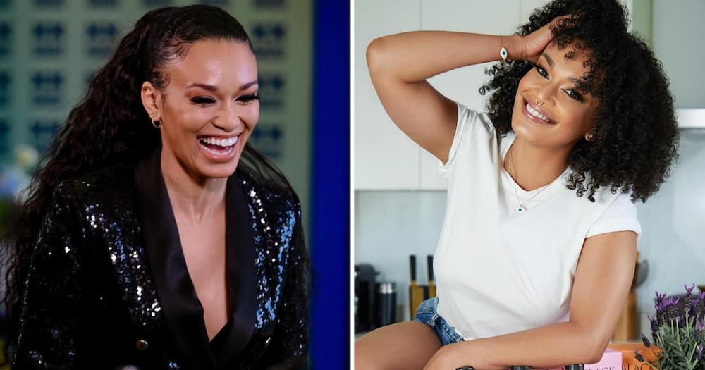 Pearl Thusi was dragged for wearing see through outfit