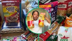 Makro R1 300 food haul video prompts Mzansi people to ask University of Cape Town student for grocery list
