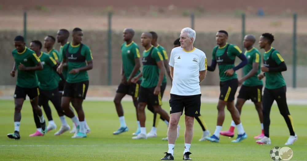 Bafana Bafana are gearing up for a football match against Namibia