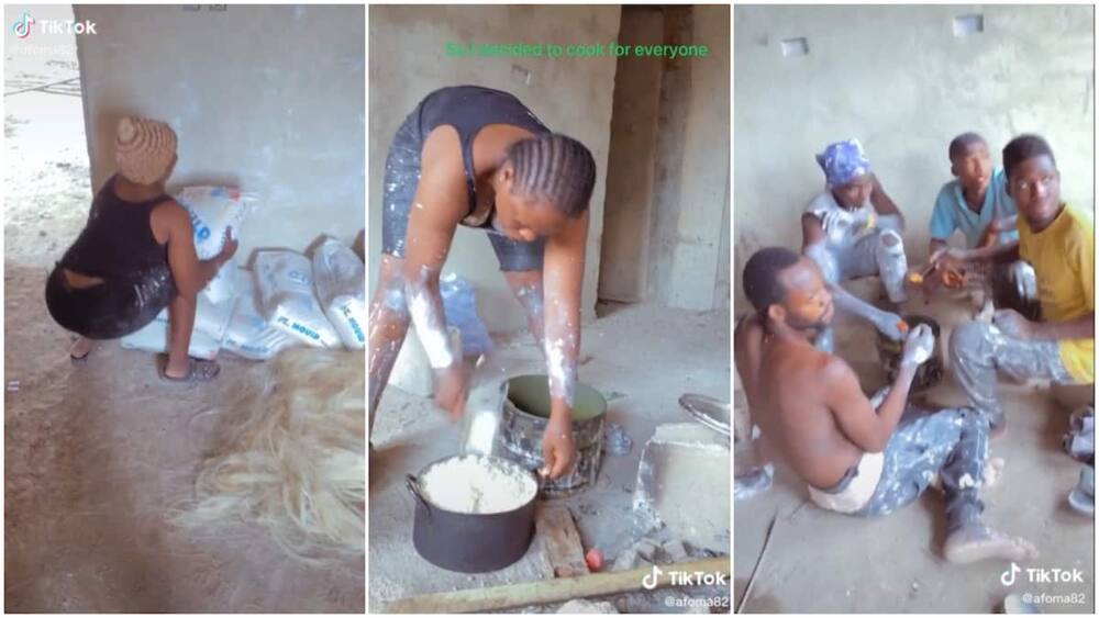 POP making in Nigeria/ladies in construction industry.
