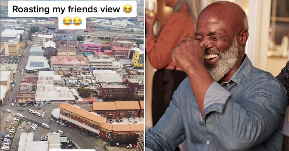 Man roasts his friend's city centre view in video