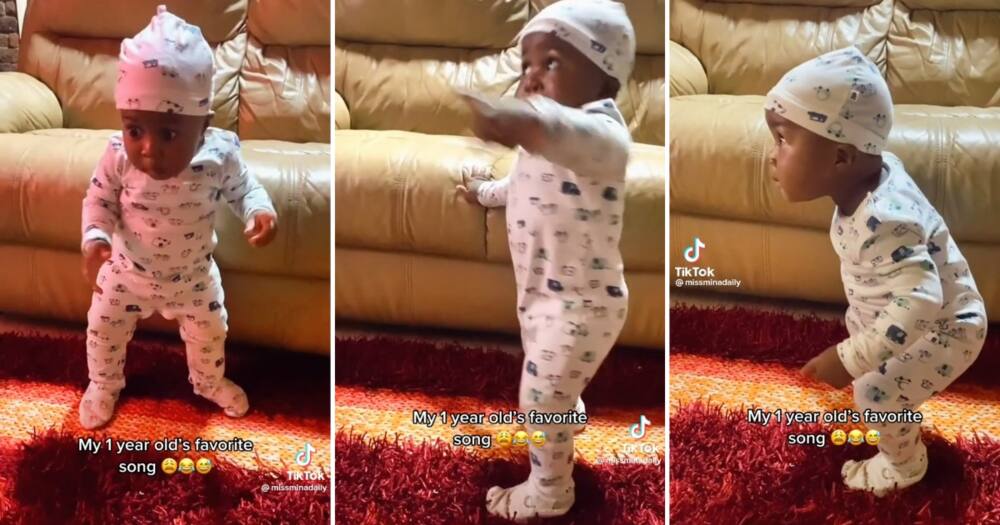 One-Year-old who can barely stand performed the 'Zotata' dance