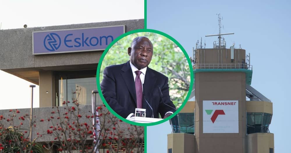 Eskom's Megawatt headquarters, Cyril Ramaphosa and Transnet at the Western Cape