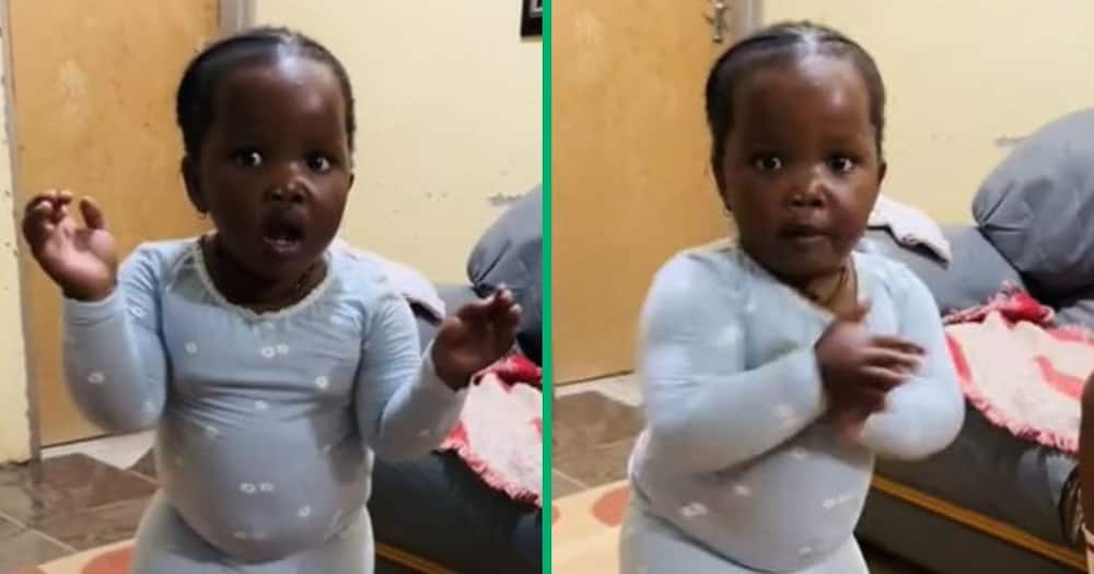 TikTok shows baby dancing to amapiano
