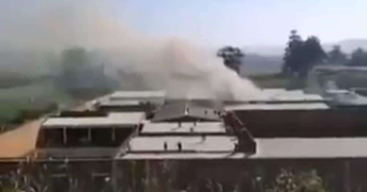 Umzinto prison up in flames as inmates protest on roof of facility
