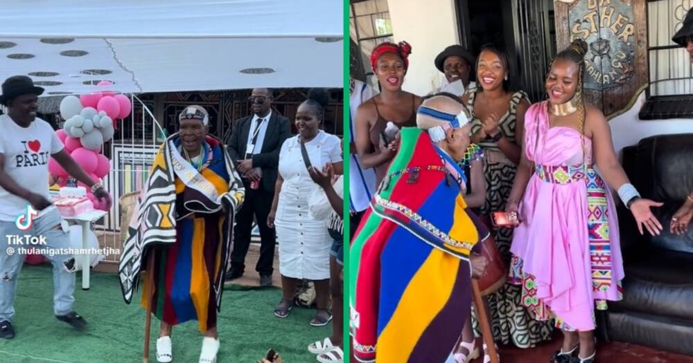 Dr Esther Mahlangu celebrated her 88th birthday Dr Esther Mahlangu celebrated her 88th birthday
