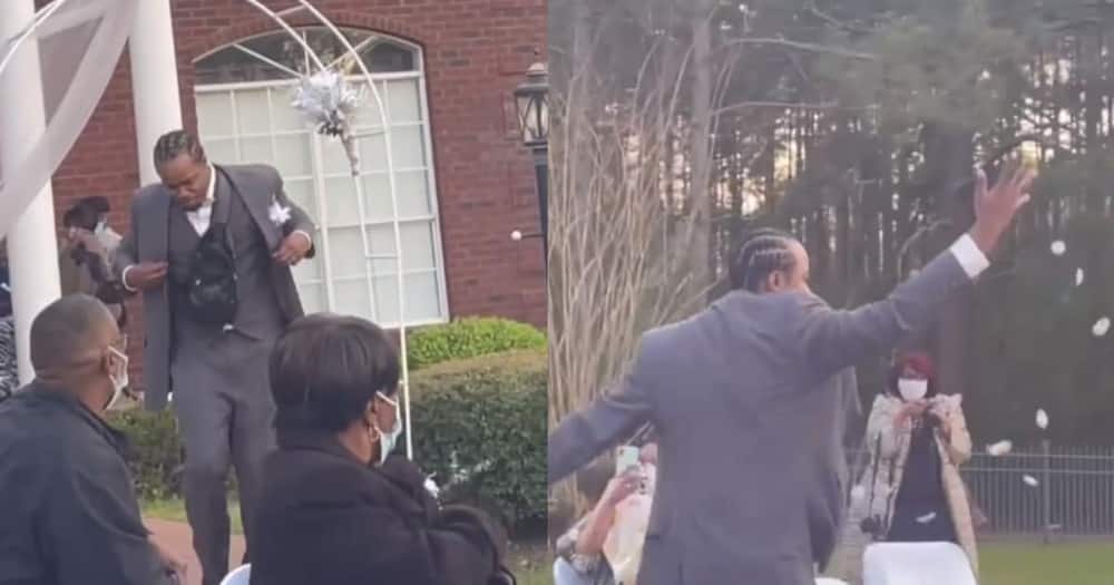 Flower Man: Confident Guy Throws Petals Like Flower Girl During Cousin's Wedding